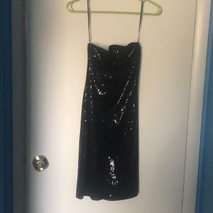 The Limited Strapless Sequin dress